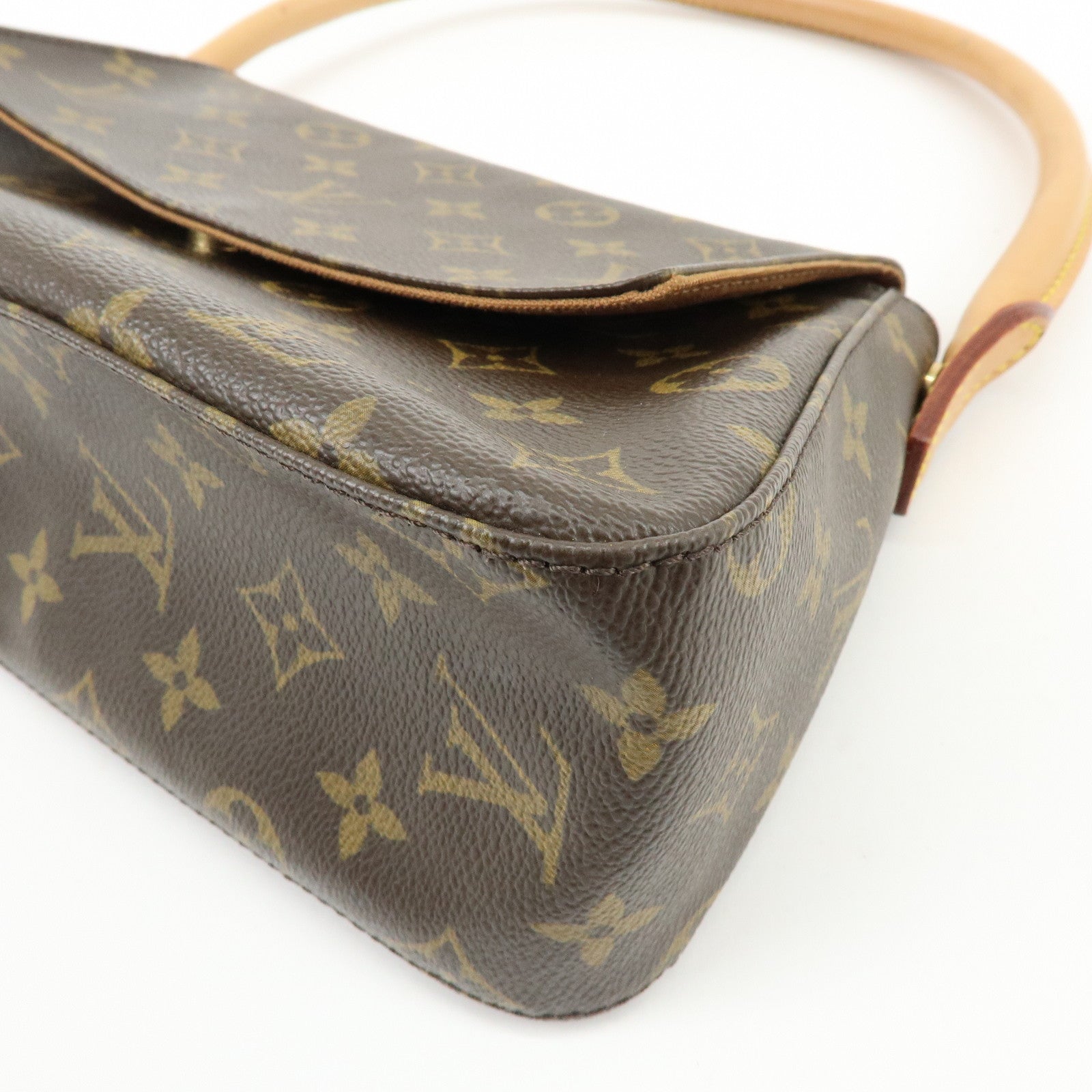 Louis Vuitton Monogram Mini Looping Shoulder Bag Brown M51147