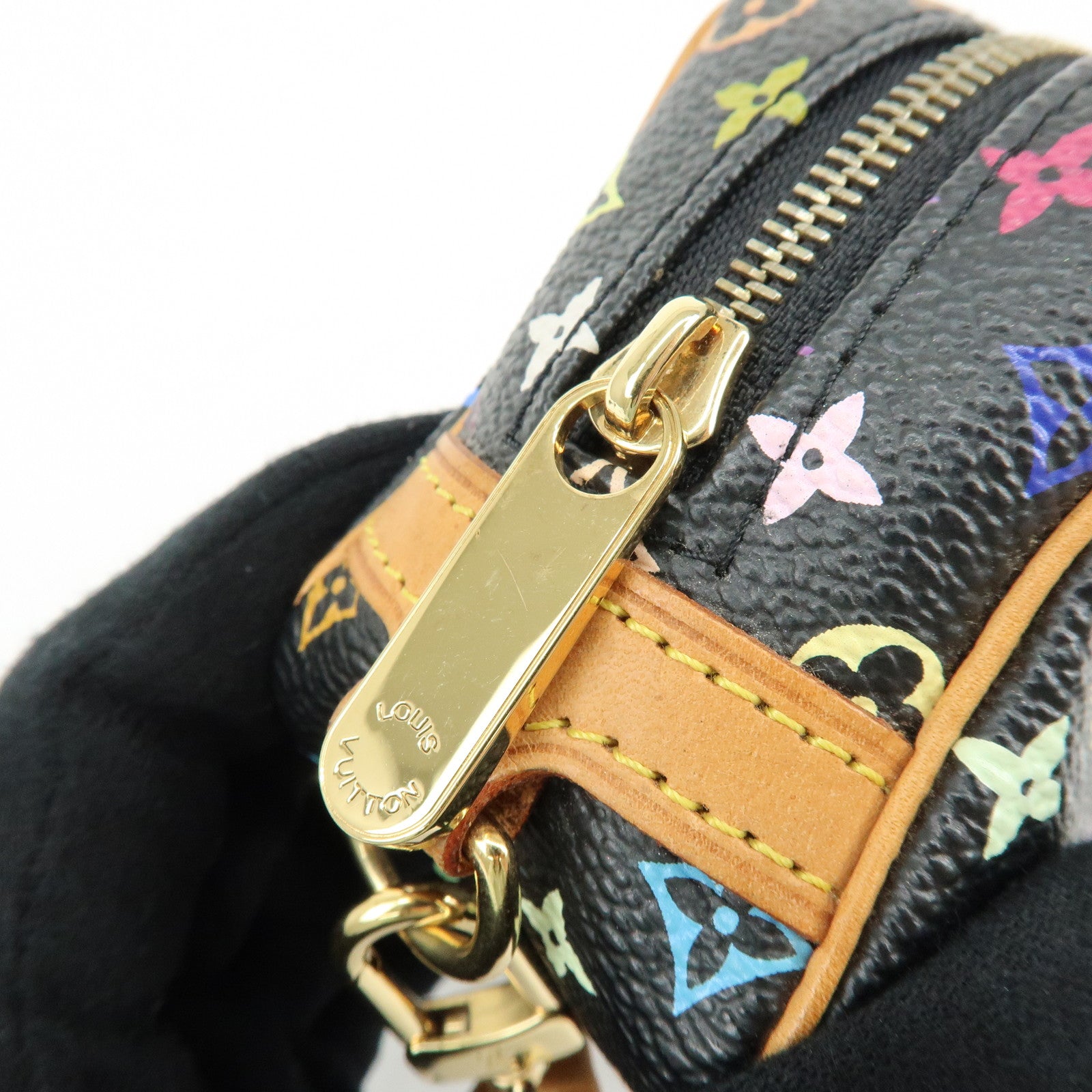 Louis Vuitton Monogram Multicolor Trousse Wapity Pouch Wrist Bag M58034