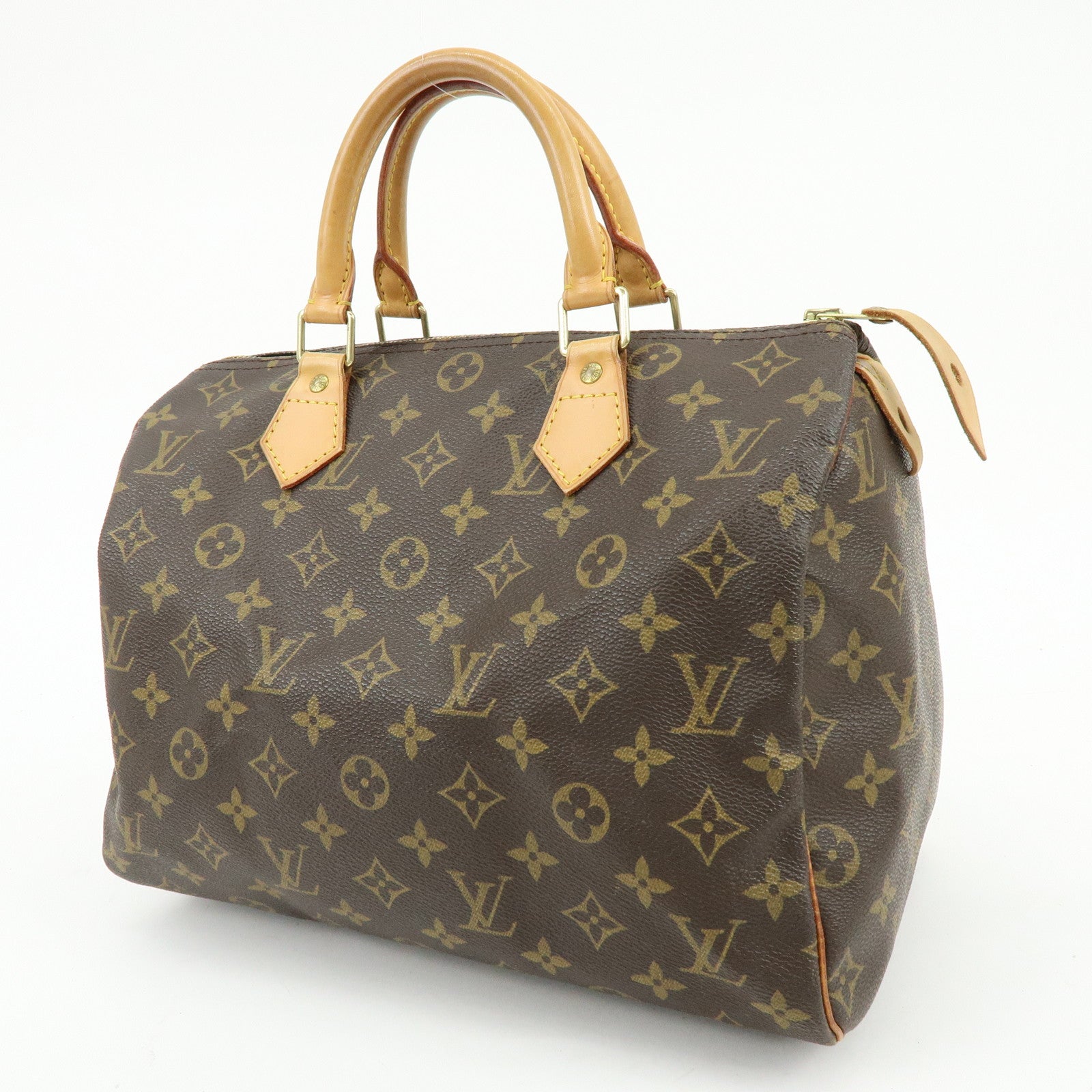 Louis Vuitton Monogram Speedy 30 Boston Bag Hand Bag Brown M41526