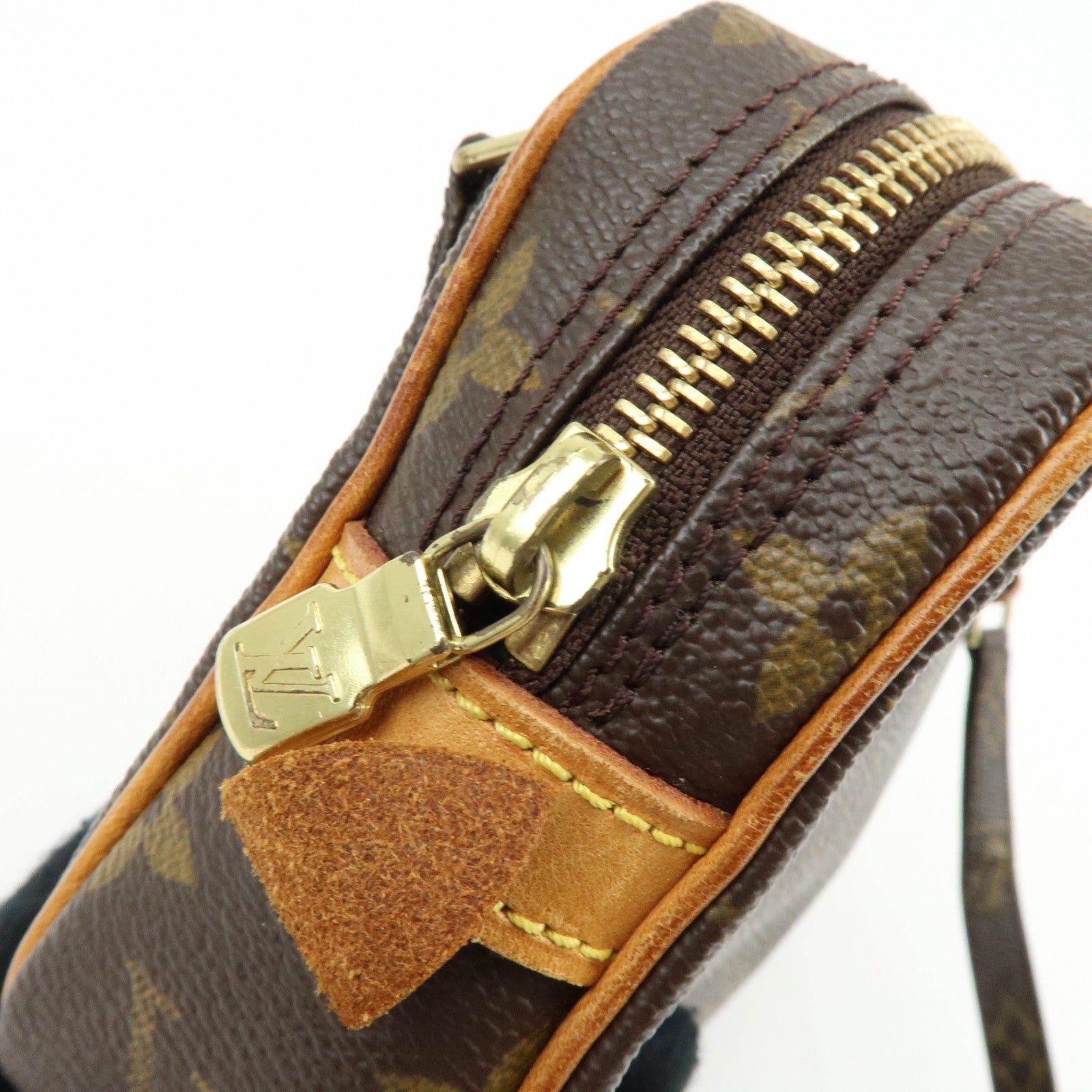 Louis Vuitton Monogram Pochette Marly Bandouliere Bag Brown M51828