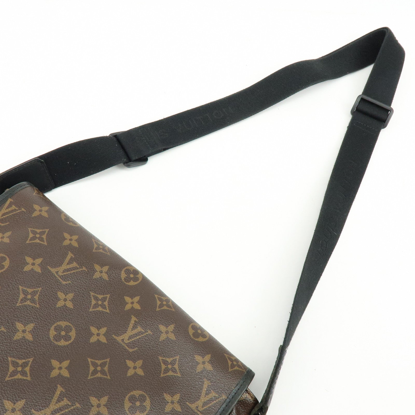 Louis Vuitton Macassar Bass MM Shoulder Bag Crossbody Bag Brown M56715