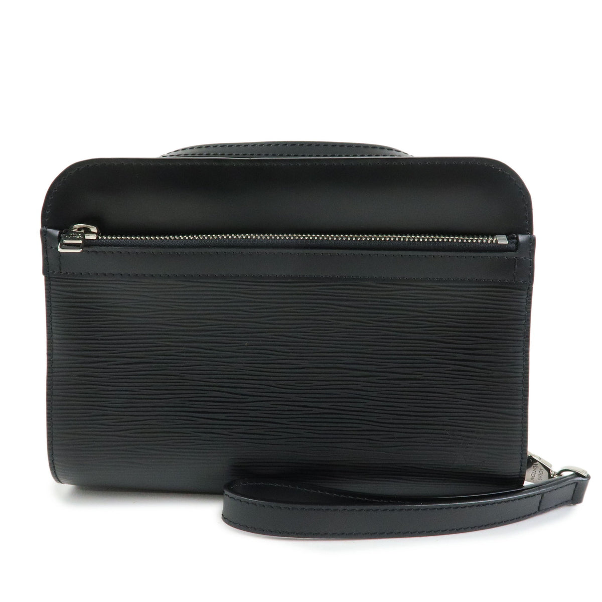 Louis Vuitton Epi Leather Osh Clutch Bag Flat Pouch Noir M59362