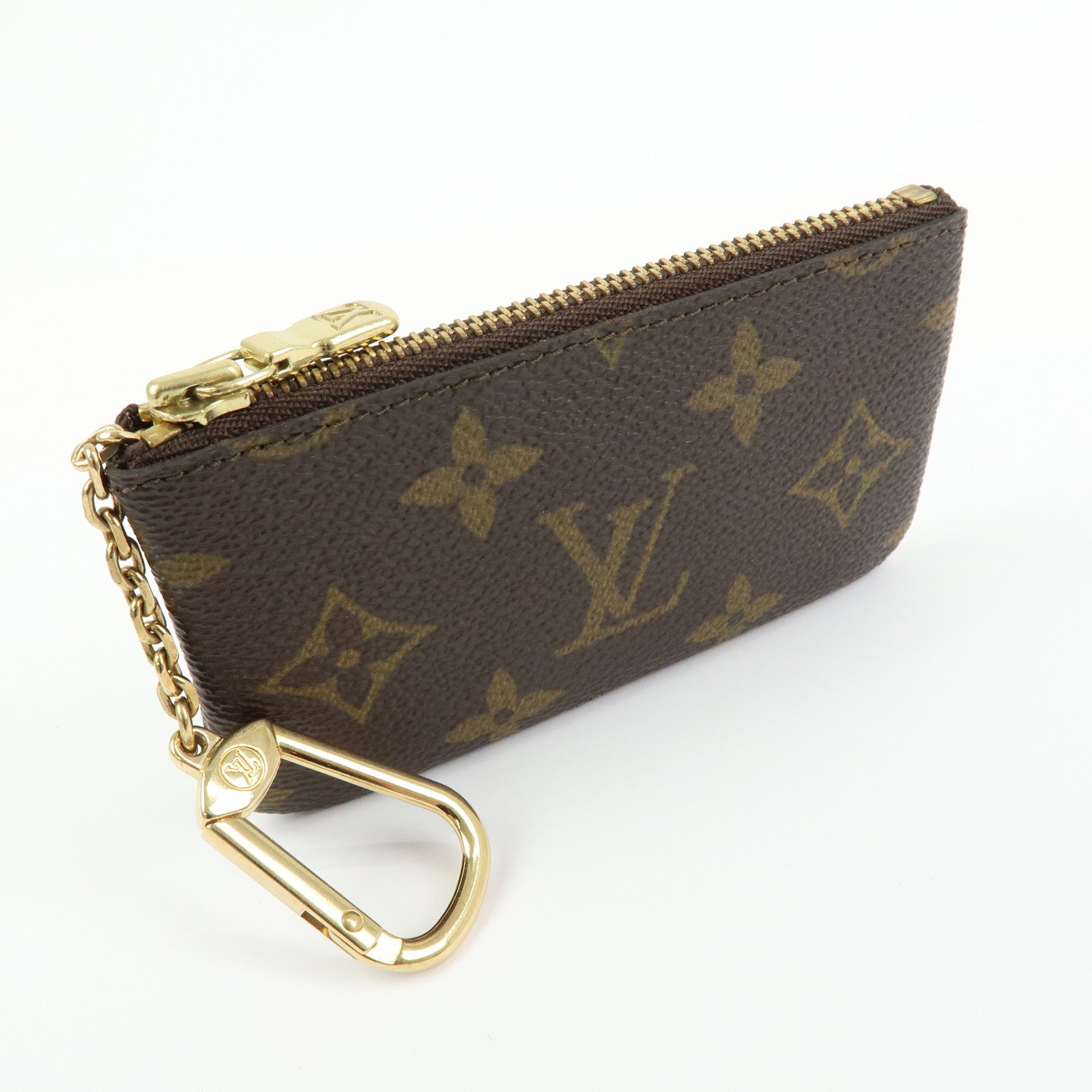 Louis Vuitton Monogram Pochette Cles Coin Case Key Case M62650