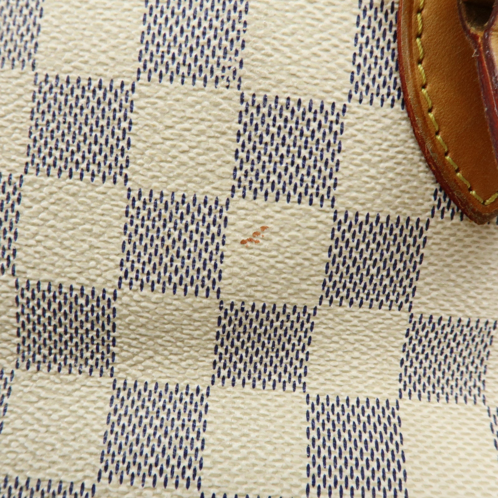 Louis Vuitton Damier Azur Hampstead PM Hand Bag Ivory N51207