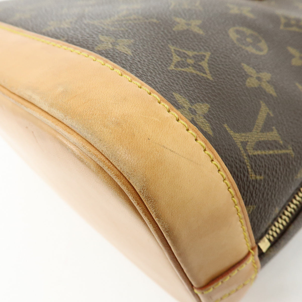 Louis Vuitton Monogram Alma PM Hand Bag Brown M51130