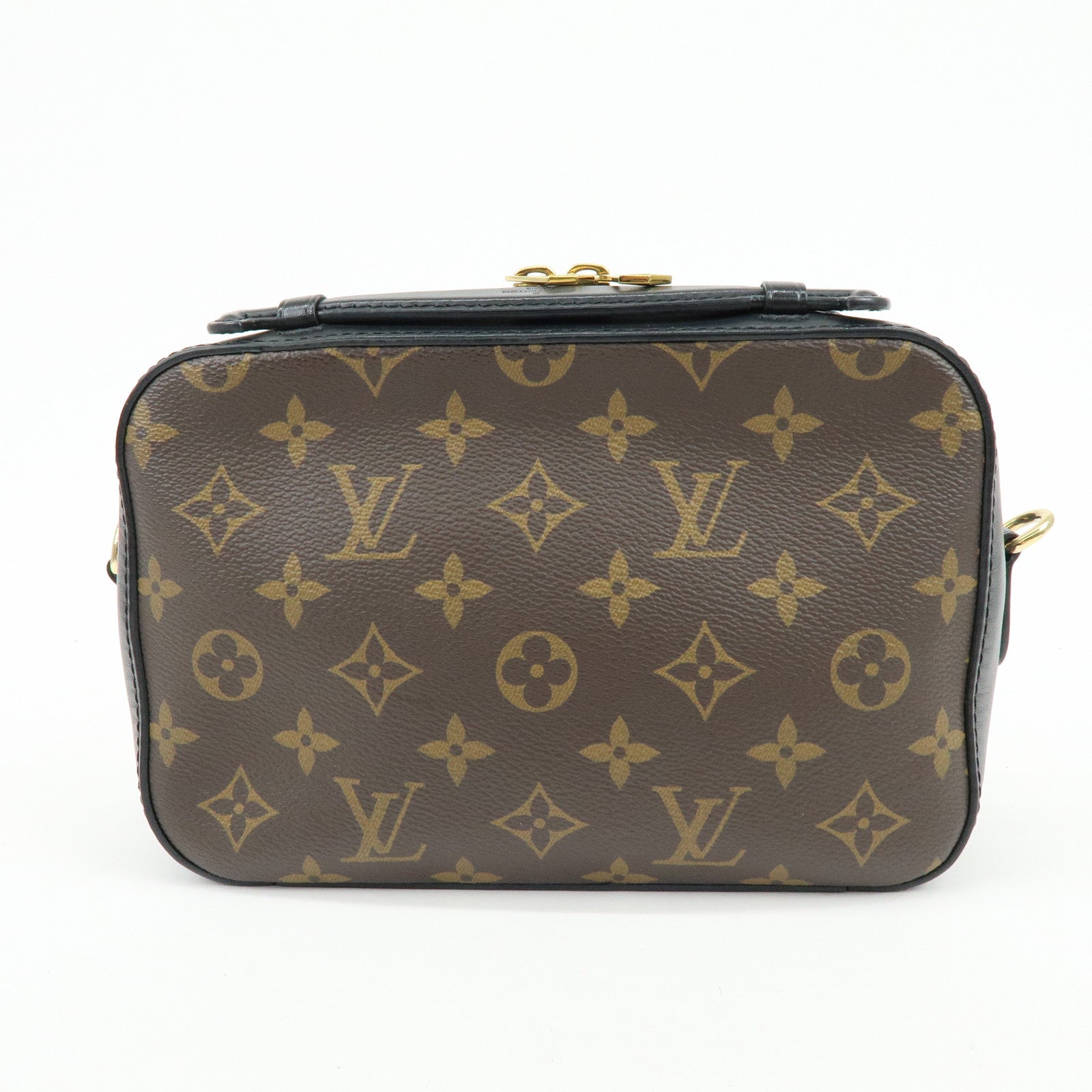 Louis Vuitton Monogram Saintonge Shoulder Bag Crossbody Bag Noir M43555