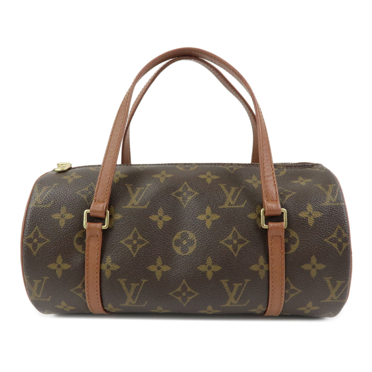 Louis Vuitton Monogram Papillon 26 Hand Bag Brown M51366