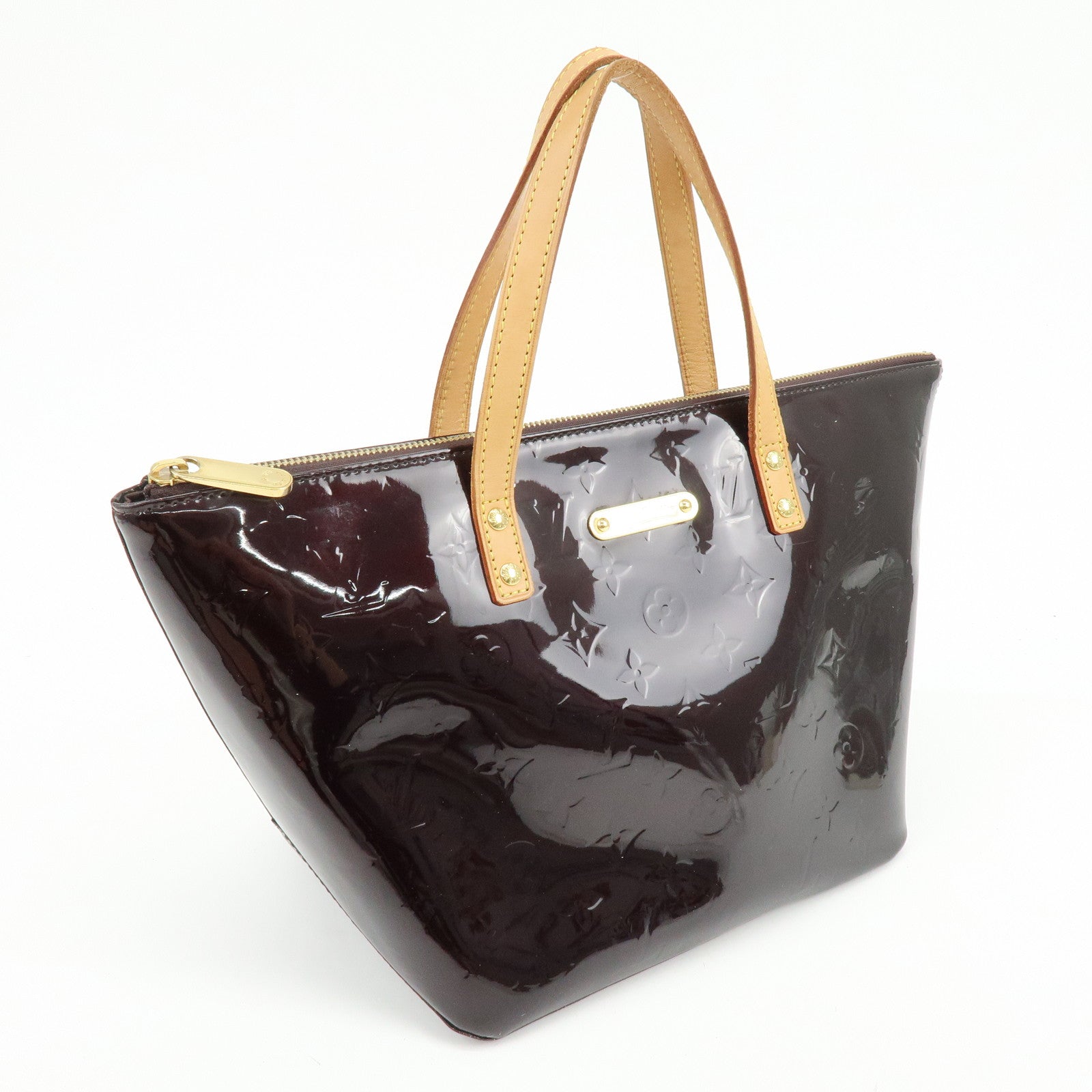 Louis Vuitton Monogram Vernis Bellevue PM Hand Bag Violet M93584