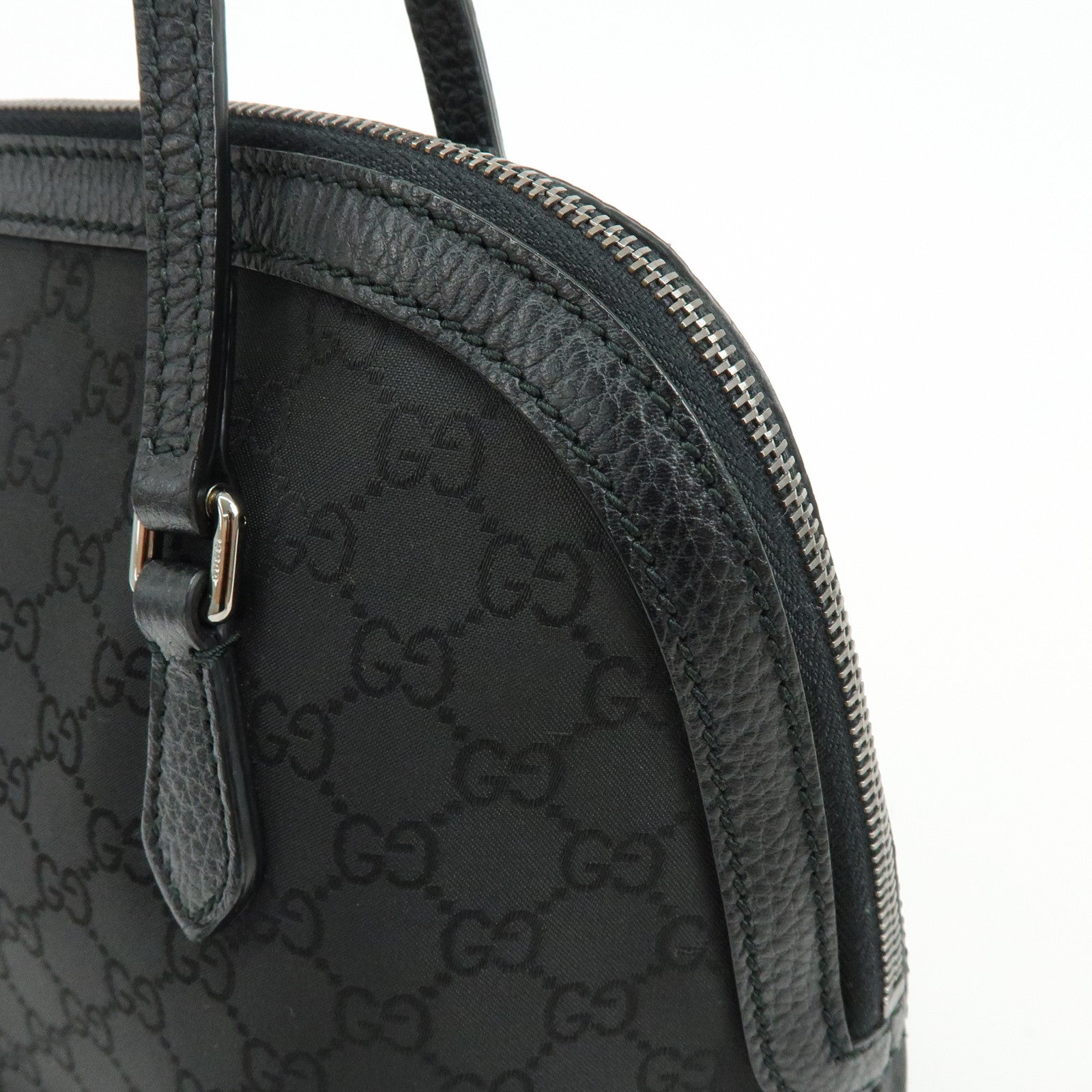GUCCI Interlocking G GG Nylon 2Way Bag Hand Bag Shoulder Bag 420023