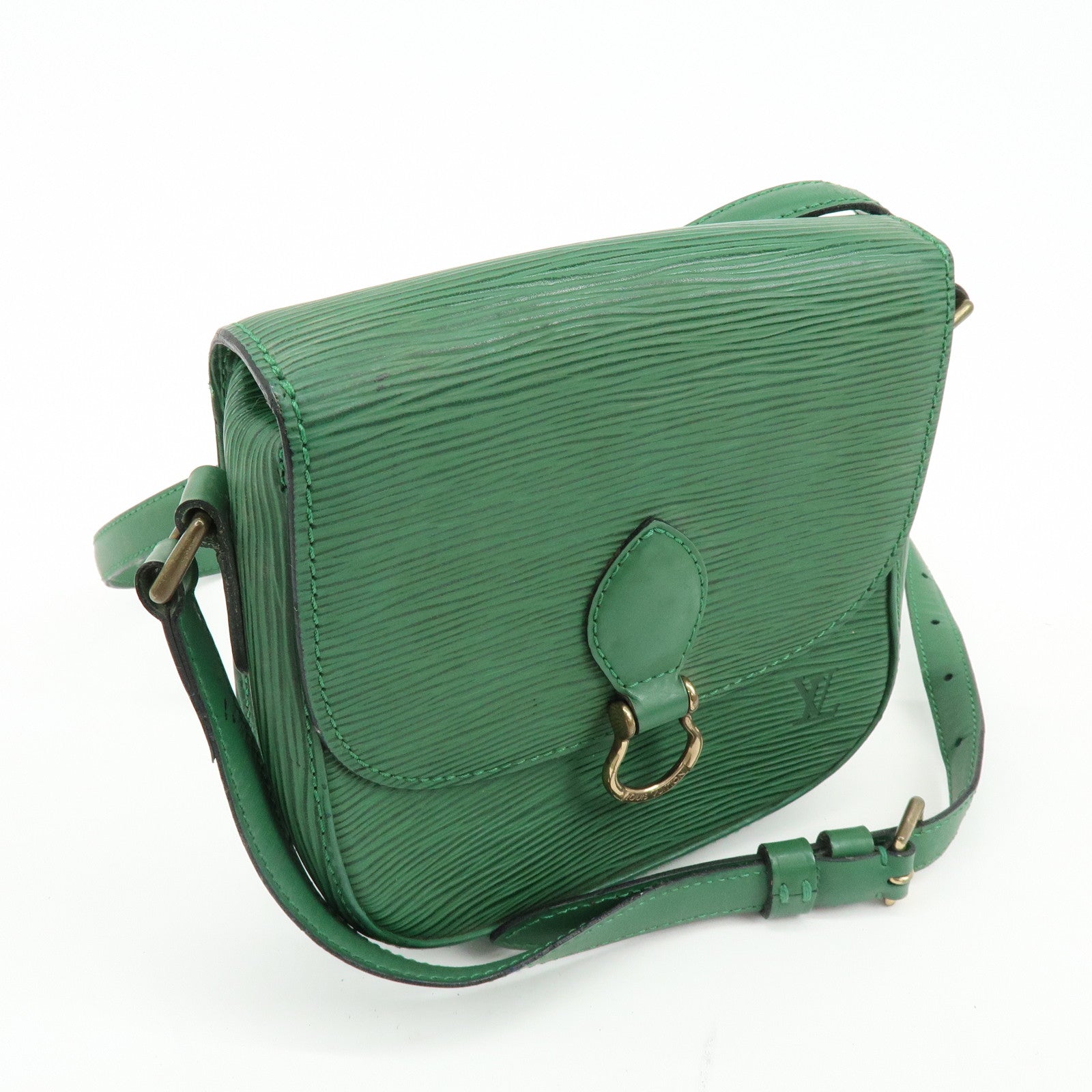 Louis Vuitton Epi Mini Saint Cloud Shoulder Bag Borneo Green M52214