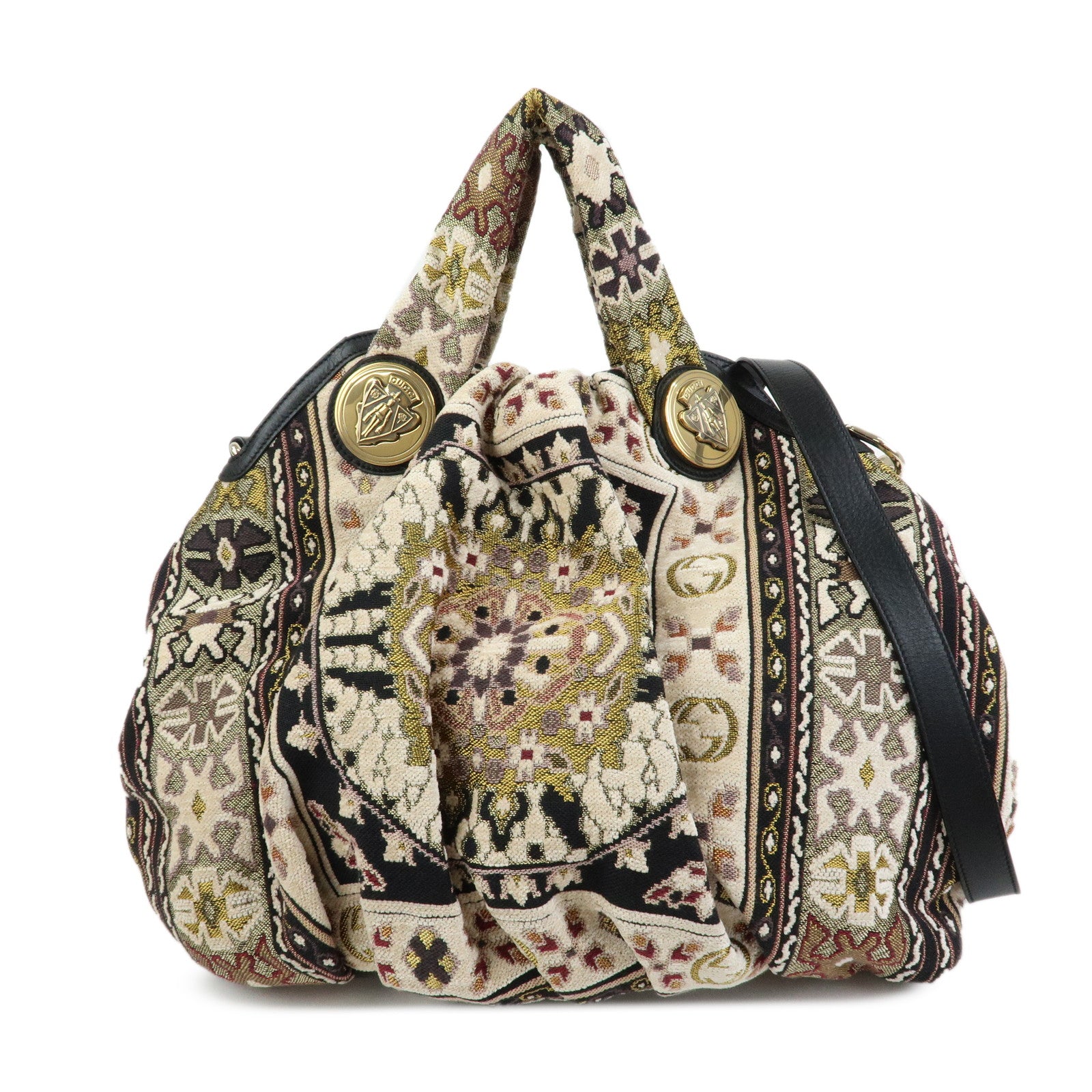 GUCCI Jacquard Hysteria Tapestry 2Way Hand Shoulder Bag 197016