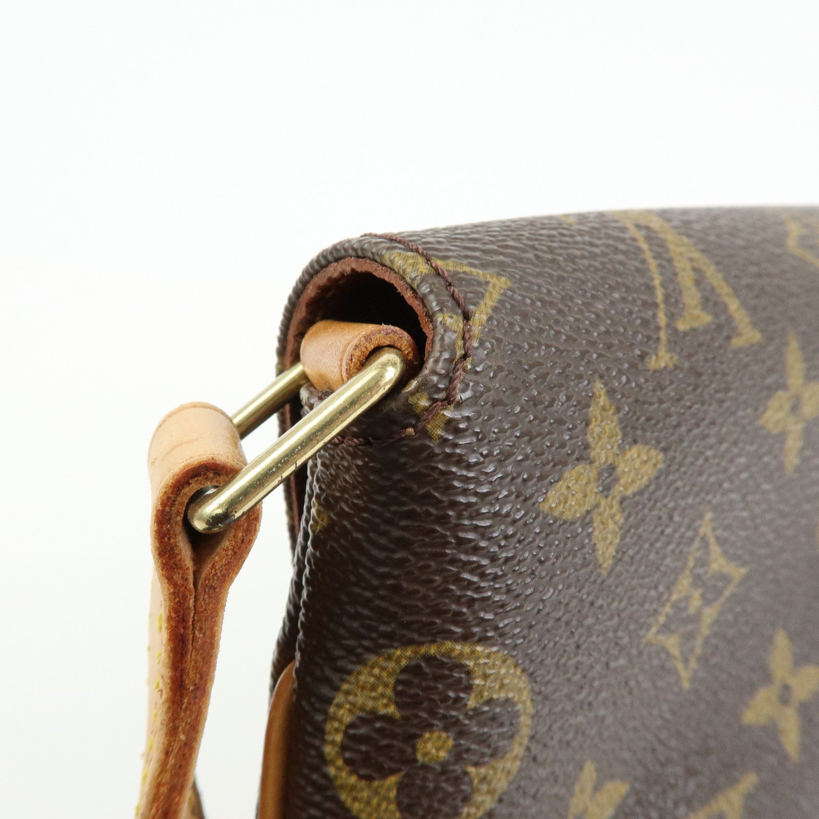 Louis Vuitton Monogram Musette Tango Short Shoulder Bag Brown M51257