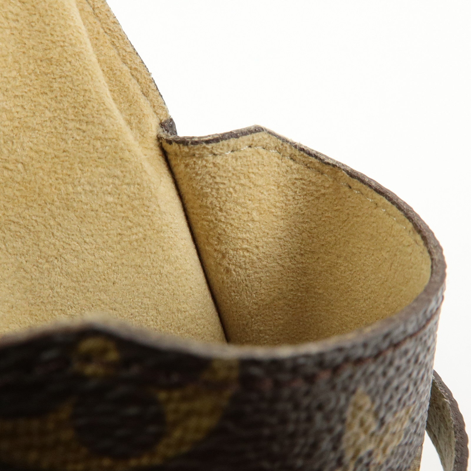 Louis Vuitton Monogram Set of 2 Glasses Case Brown M62962 M62970