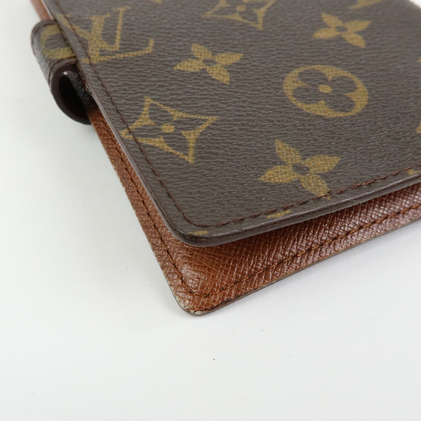 Louis Vuitton Set of 2 Monogram Canvas Leather Planner Cover R20005