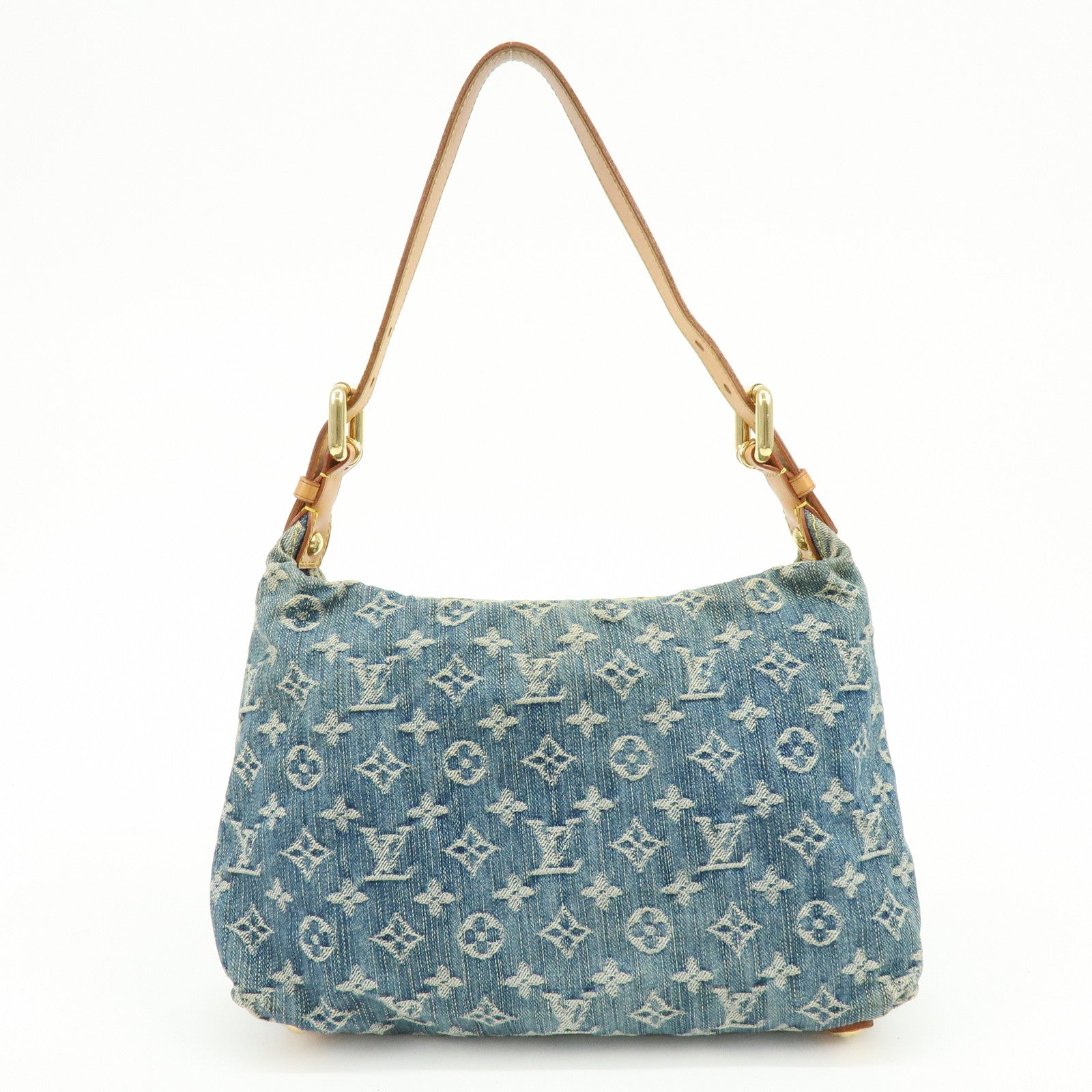 Louis Vuitton Monogram Denim Baggy PM 2Way Bag Shoulder Bag M95049