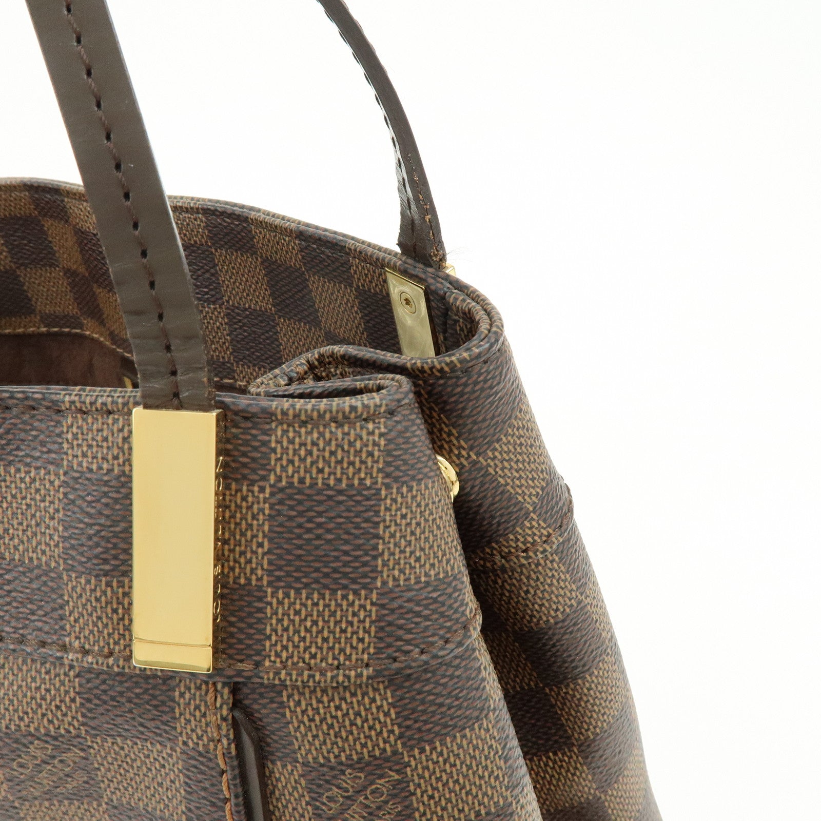 Louis Vuitton Damier Ebene Marylebone PM Shoulder Bag Brown N41215
