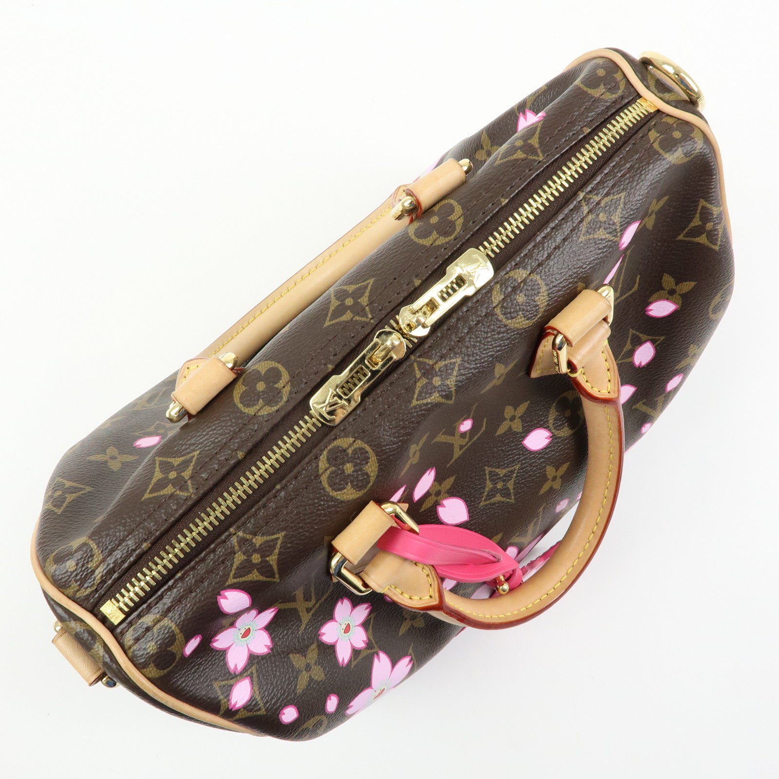 Louis Vuitton Monogram Murakami Speedy Bandouliere 25 Brown M14174