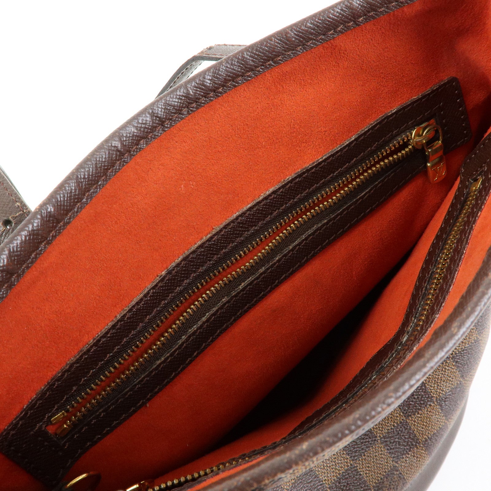 Louis Vuitton Damier Ebene Marais Tote Bag Hand Bag Brown N42240