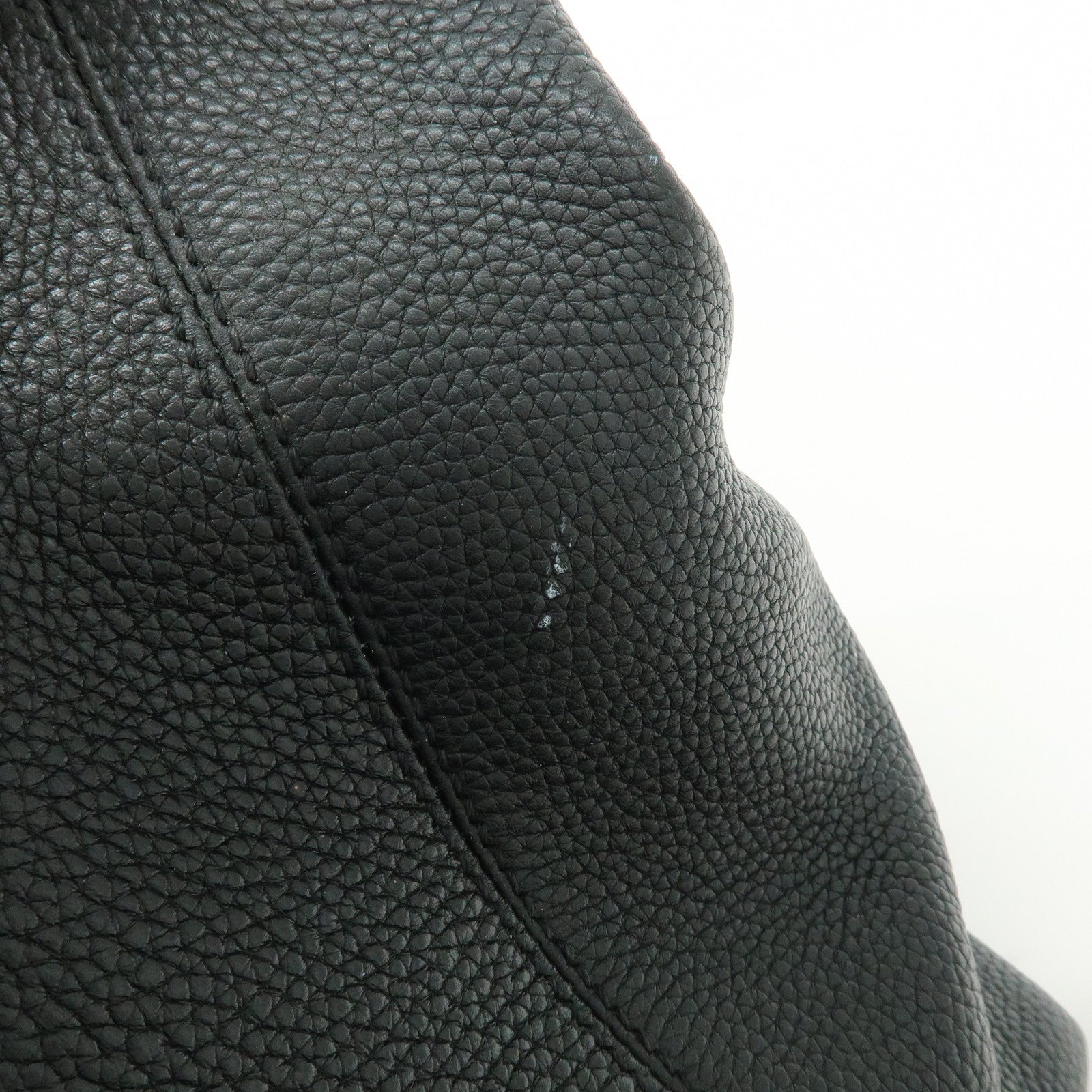 GUCCI SOHO Interlocking G Leather Chain Shoulder Bag Black 536196