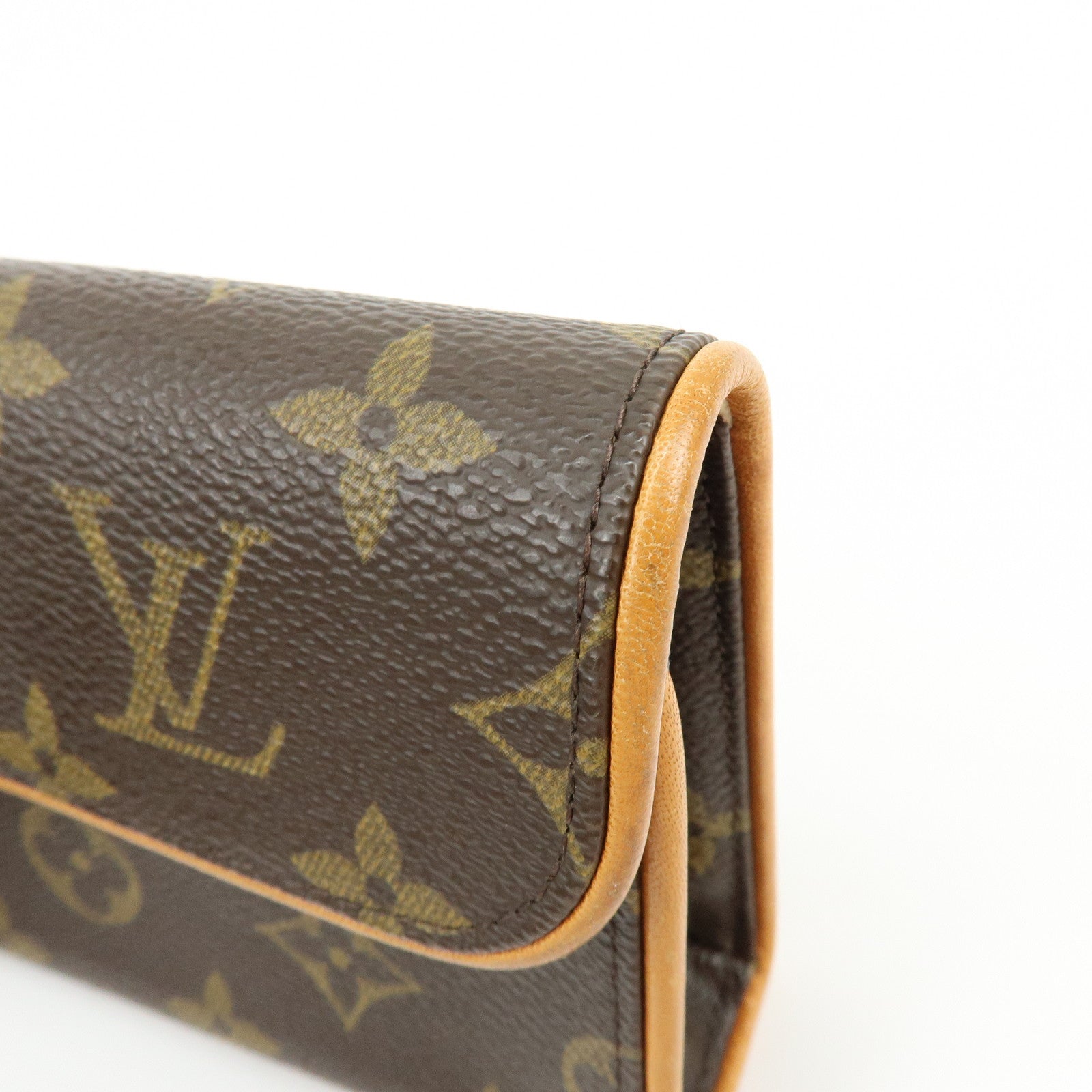 Louis Vuitton Monogram Pochette Florentine Waist Bag Belt XS M51855