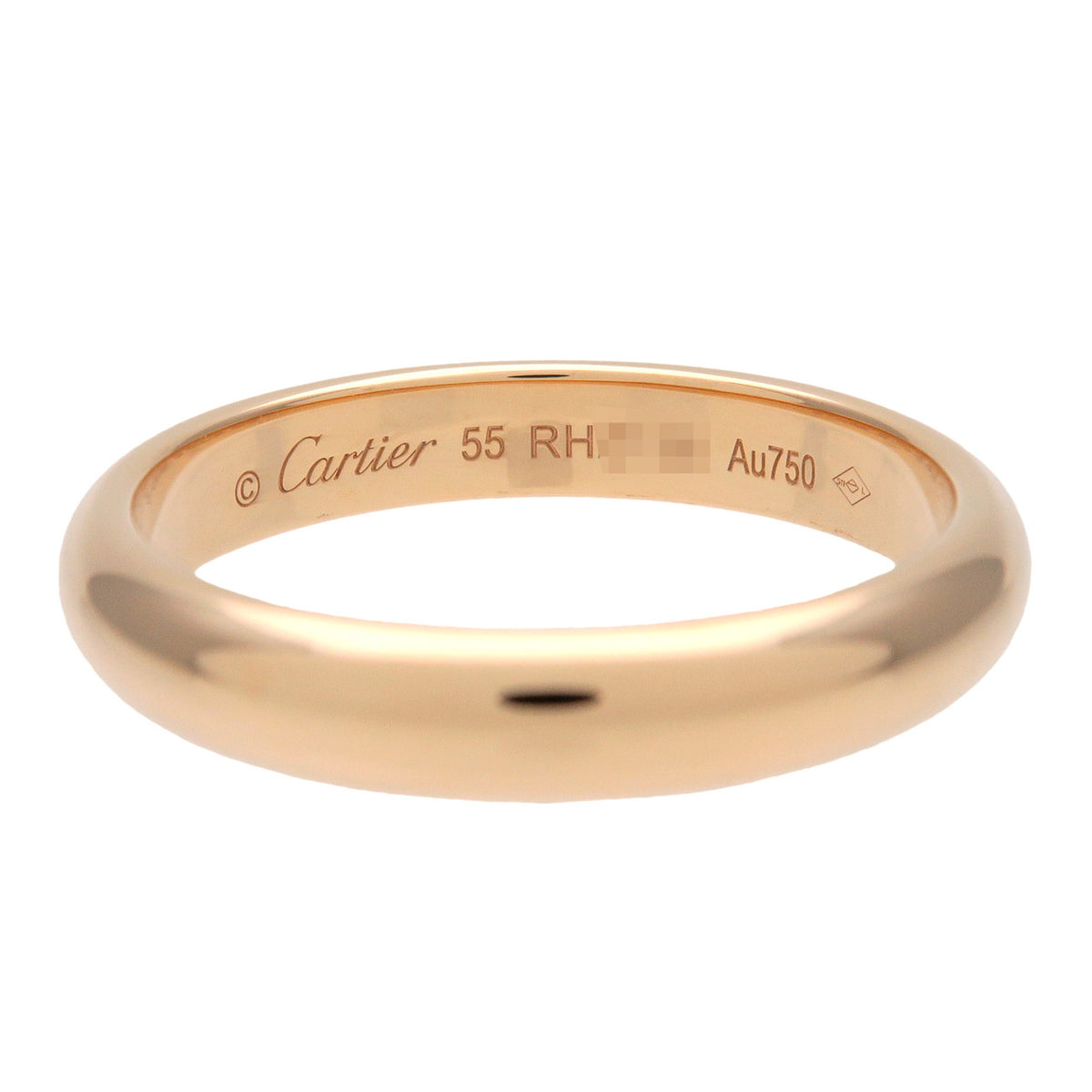 Cartier 1895 Wedding Ring K18 750YG Yellow Gold #55 US7.25 EU55