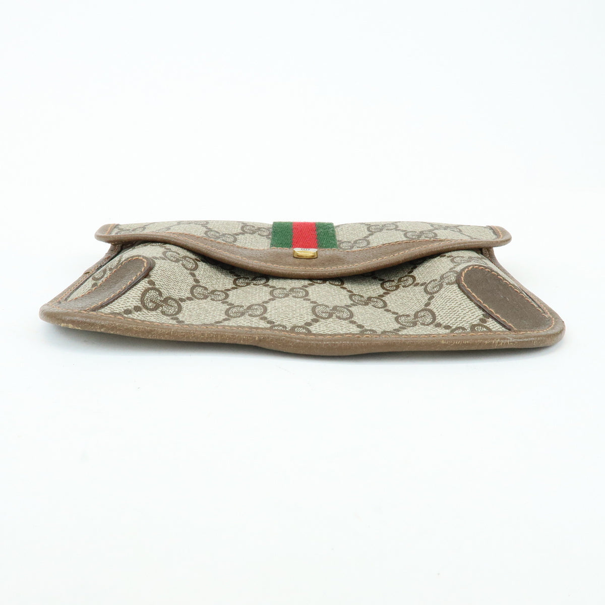 GUCCI Sherry Old Gucci GG Supreme Leather Clutch Bag Pouch 89・01・021