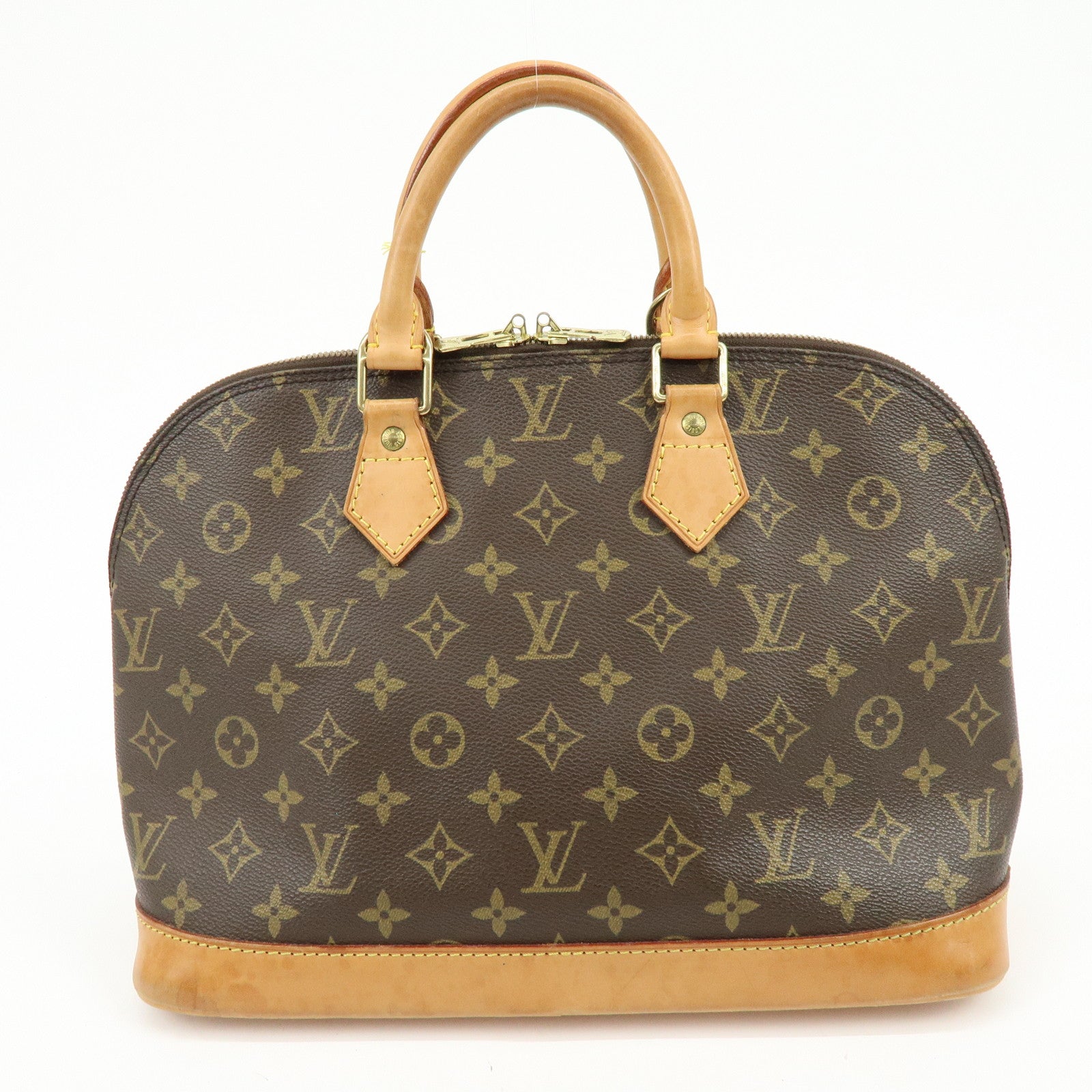 Louis Vuitton Monogram Canvas Alma Hand Bag Brown M51130
