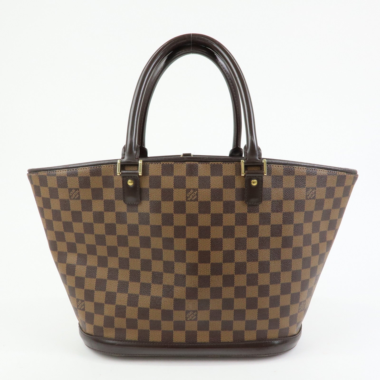 Louis Vuitton Damier Canvas Leather Manosque GM Hand Bag N51120