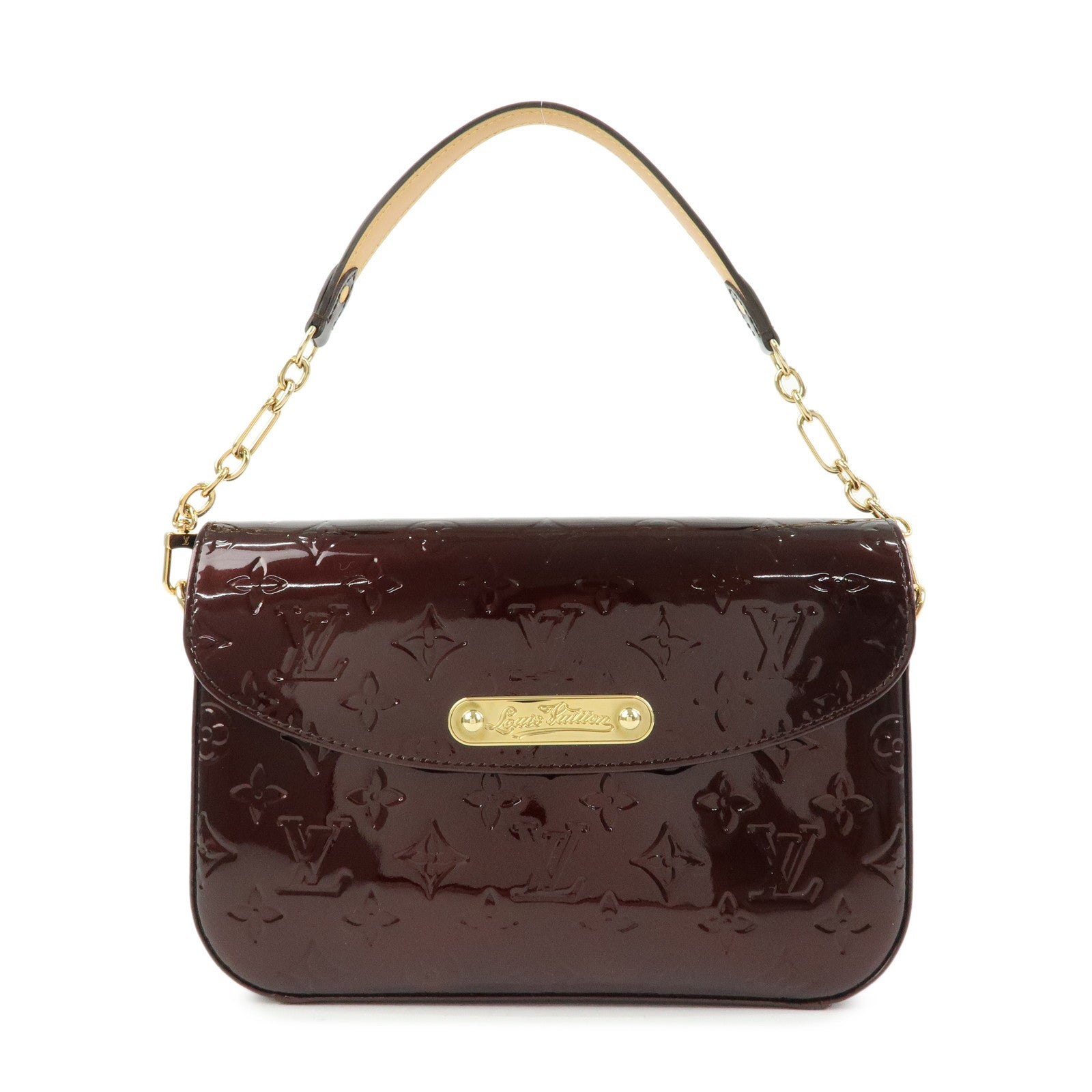 Louis Vuitton Vernis Rodeo Drive Hand Bag Amarante M93598