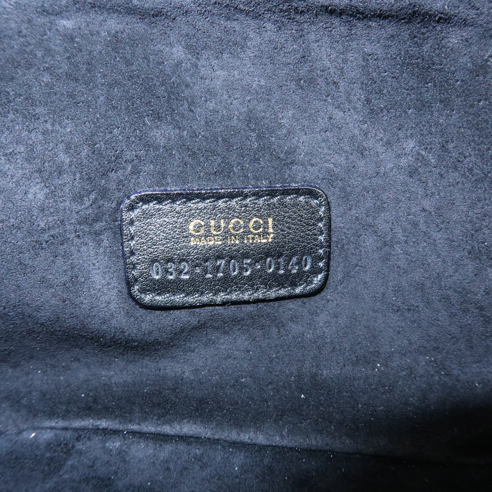 GUCCI Horsebit Leather Vanity Bag Cosmetic Bag Black 03217050140