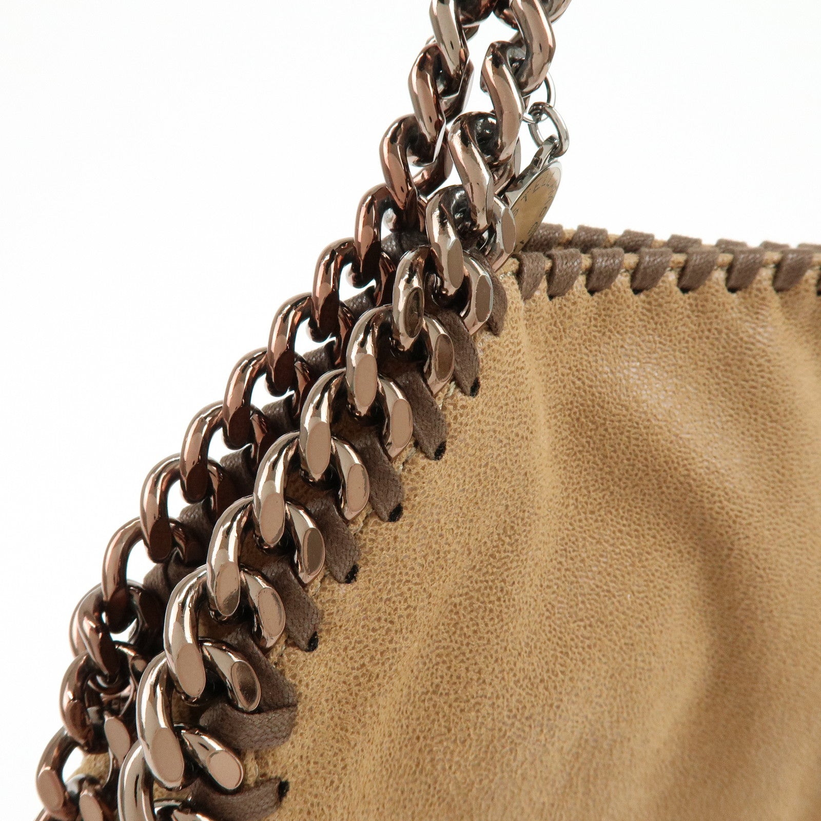 STELLA MCCARTNEY Falabella Faux Leather 2Way Bag Brown 371223