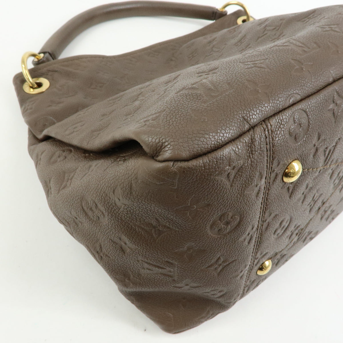 Louis Vuitton Monogram Empreinte Artsy MM Hand Bag Terre M94171