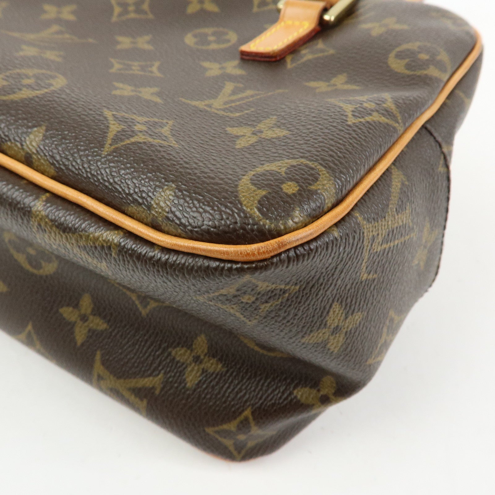 Louis Vuitton Monogram Cite MM Shoulder Bag Hand Bag Brown M51182