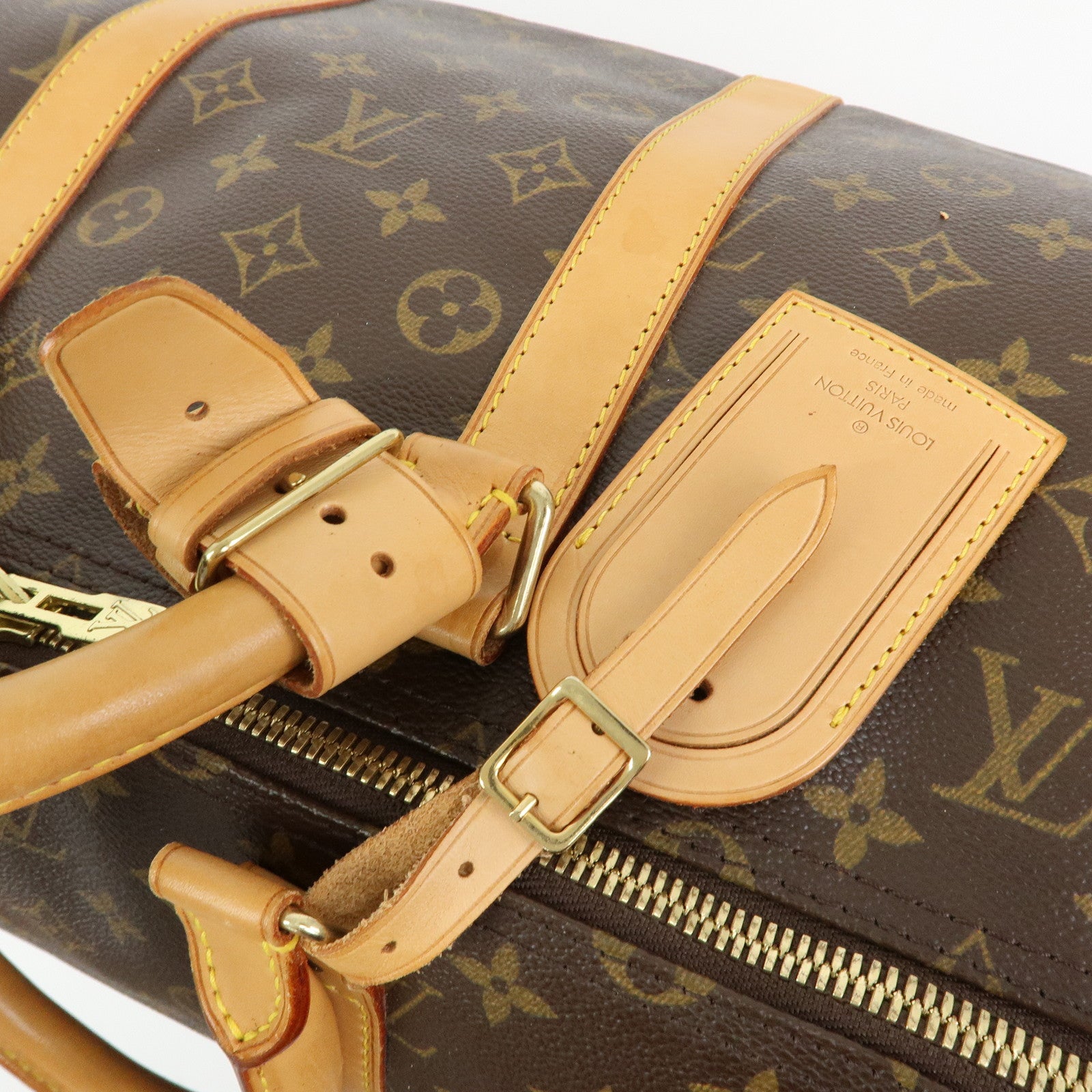 Louis Vuitton Monogram Keep All Bandouliere 55 Boston Bag M41414