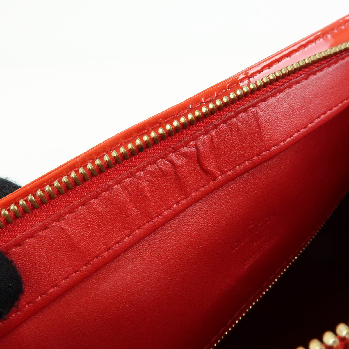 Louis Vuitton Monogram Vernis Houston Tote Bag Hand Bag Rouge M91092