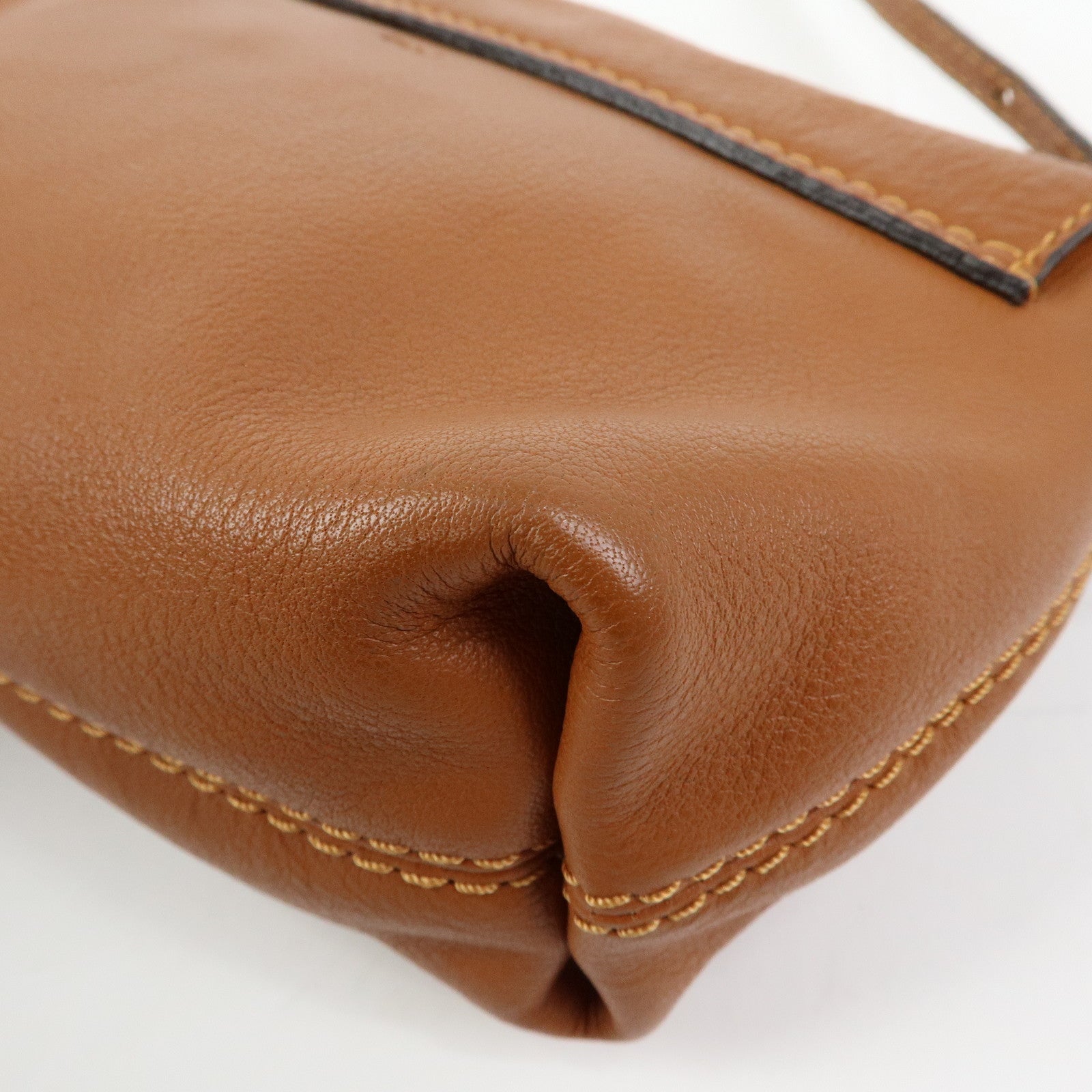 Chloe Marcie Leather Shoulder Bag Crossbody Bag Brown
