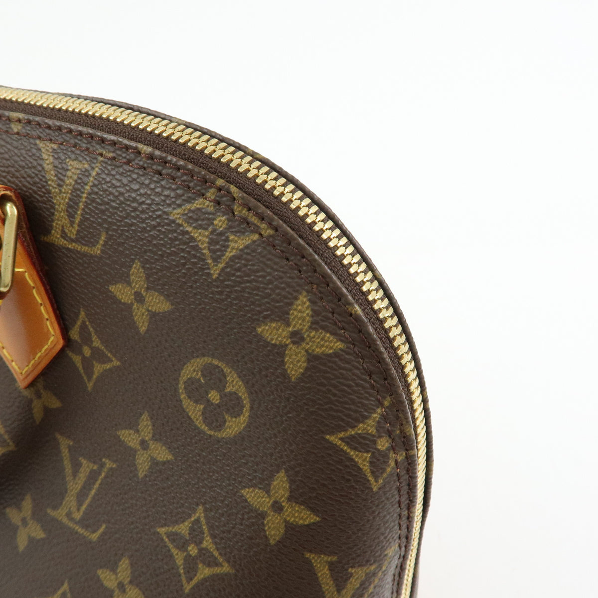 Louis Vuitton Monogram Alma PM Canvas Leather Hand Bag Brown M51130