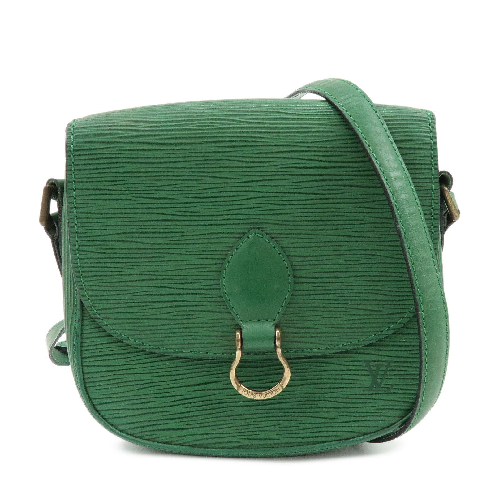Louis Vuitton Epi Mini Saint Cloud Shoulder Bag Borneo Green M52214