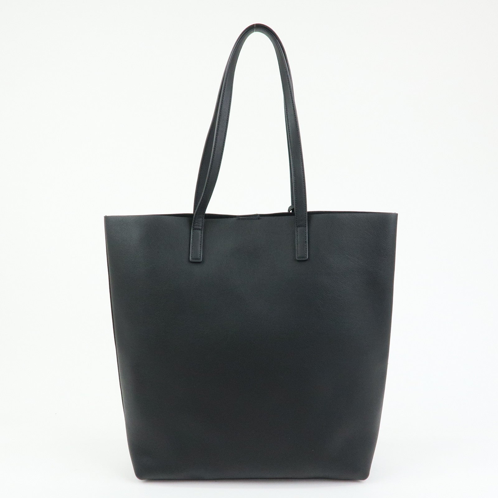 SAINT LAURENT PARIS Cassandra North South Toy Shopping Bag Black 600306