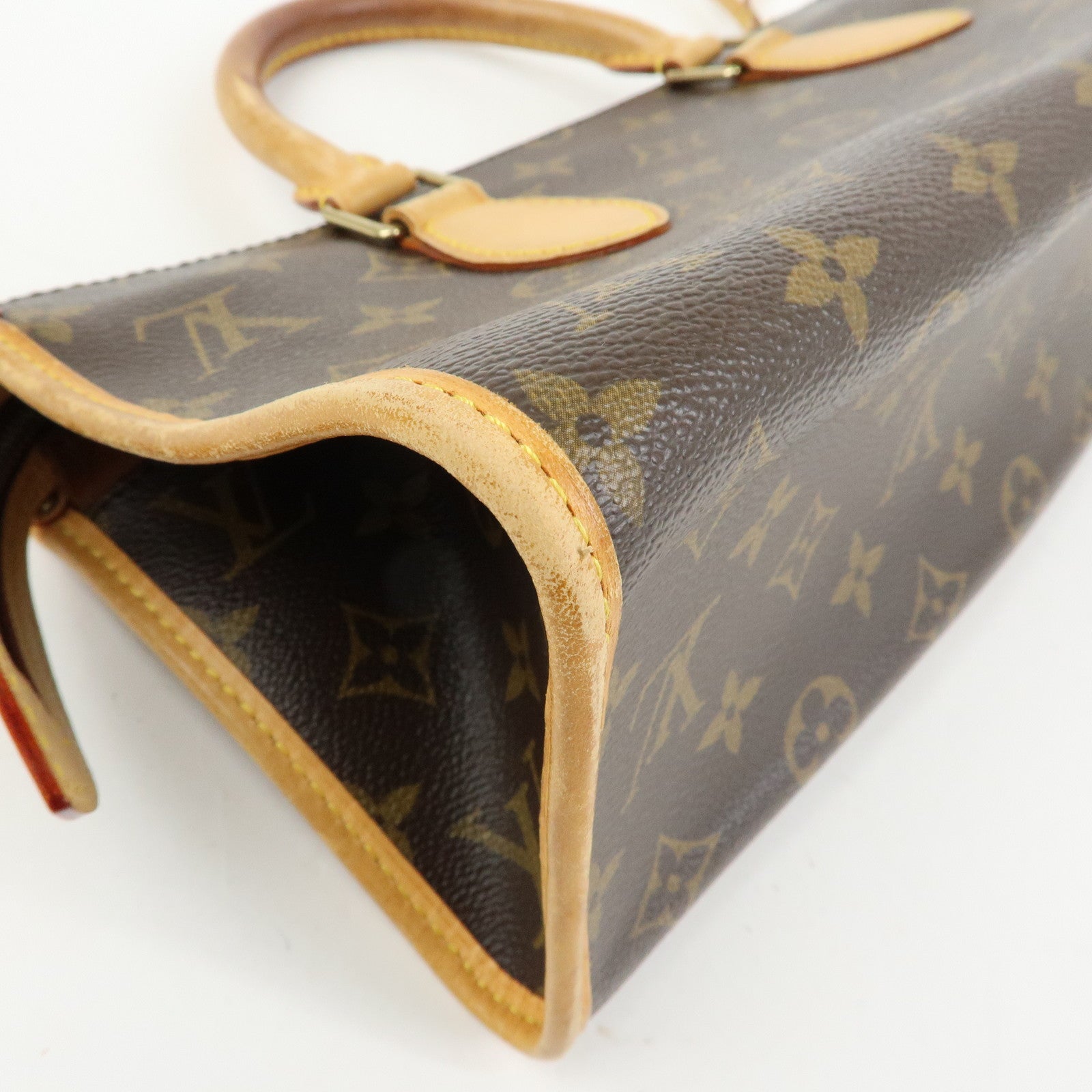 Louis Vuitton Monogram Canvas Popincourt Hand Bag Brown M40009