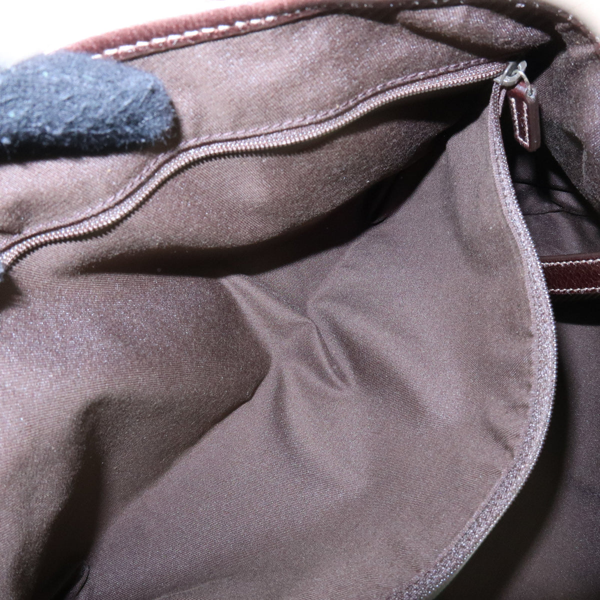 GUCCI Princy Sherry GG Canvas Leather Tote Bag Beige Brown 163805