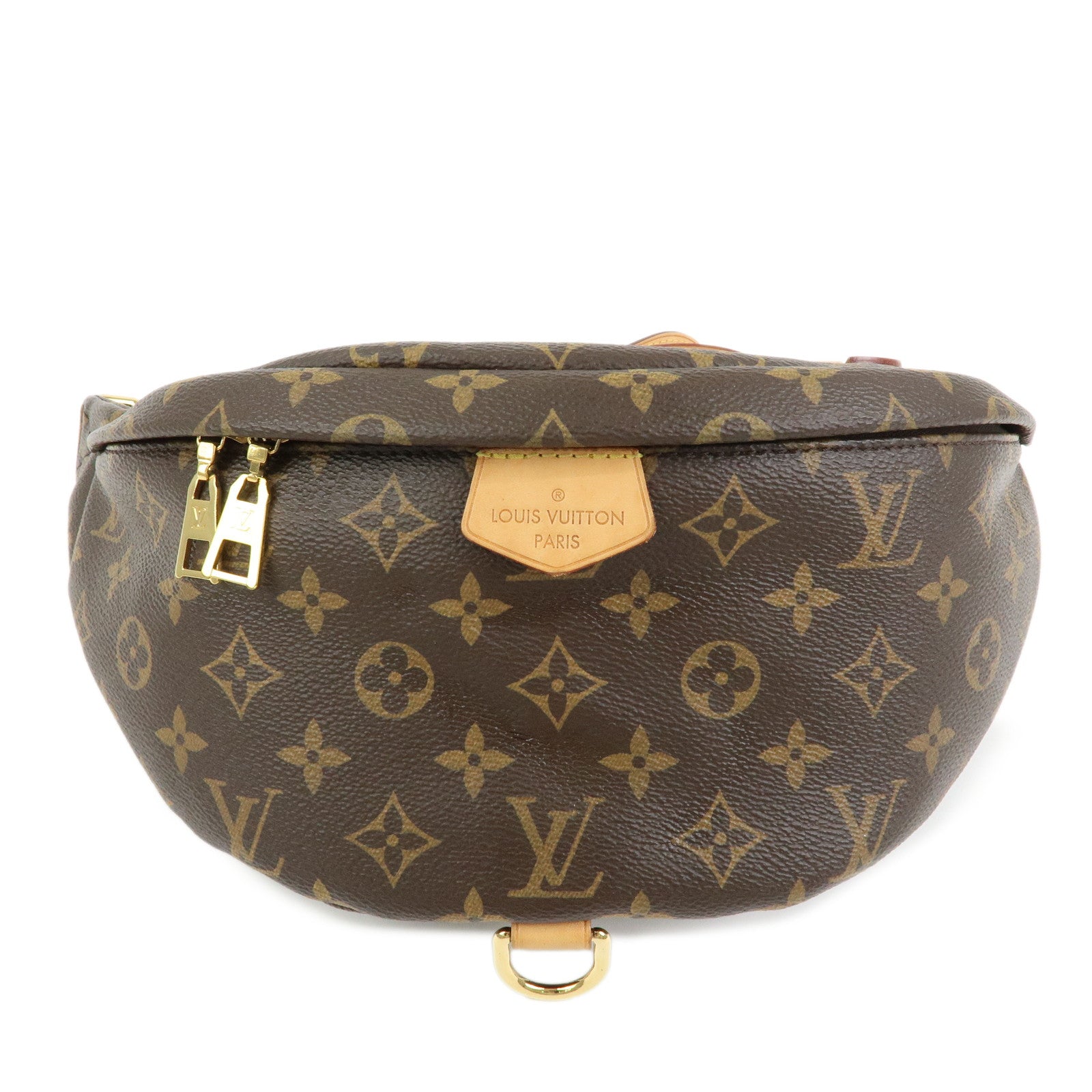 Louis Vuitton Monogram Bum Bag Crossbody Shoulder Bag Brown M43644