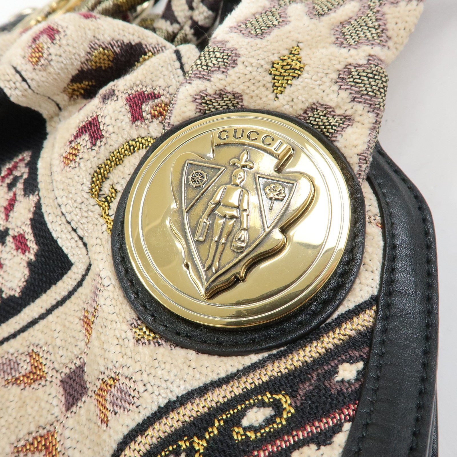 GUCCI Jacquard Hysteria Tapestry 2Way Hand Shoulder Bag 197016