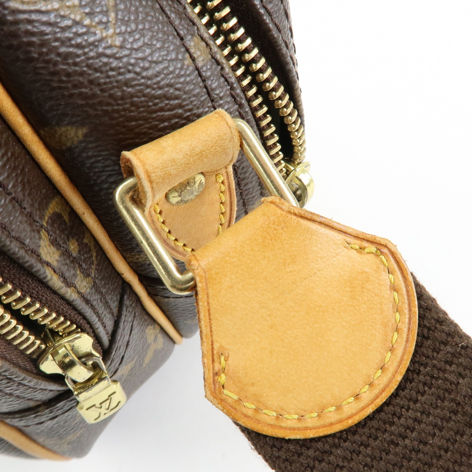 Louis Vuitton Monogram Reporter PM Shoulder Crossbody Bag Brown M45254