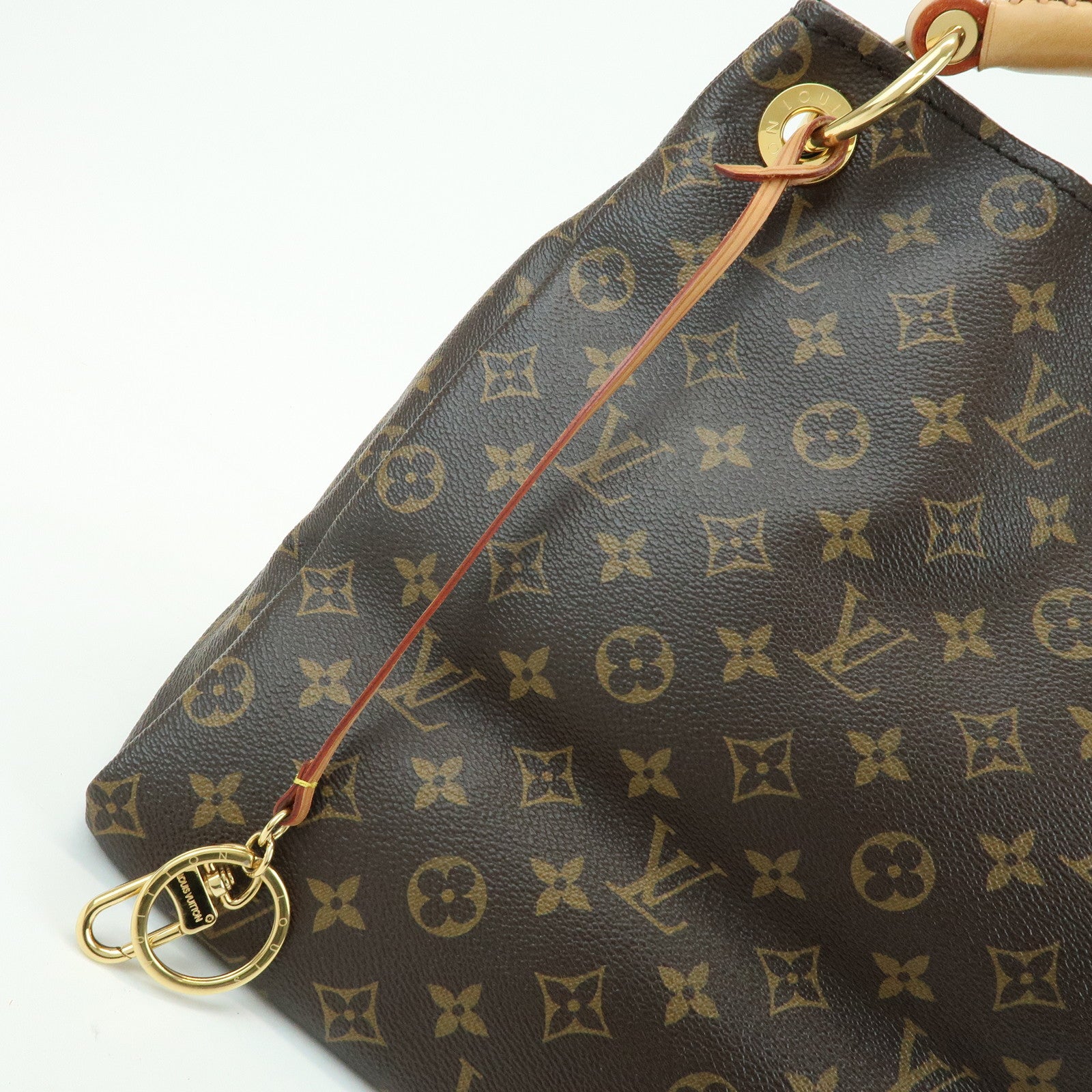 Louis Vuitton Monogram Artsy MM Shoulder Bag Brown M40249