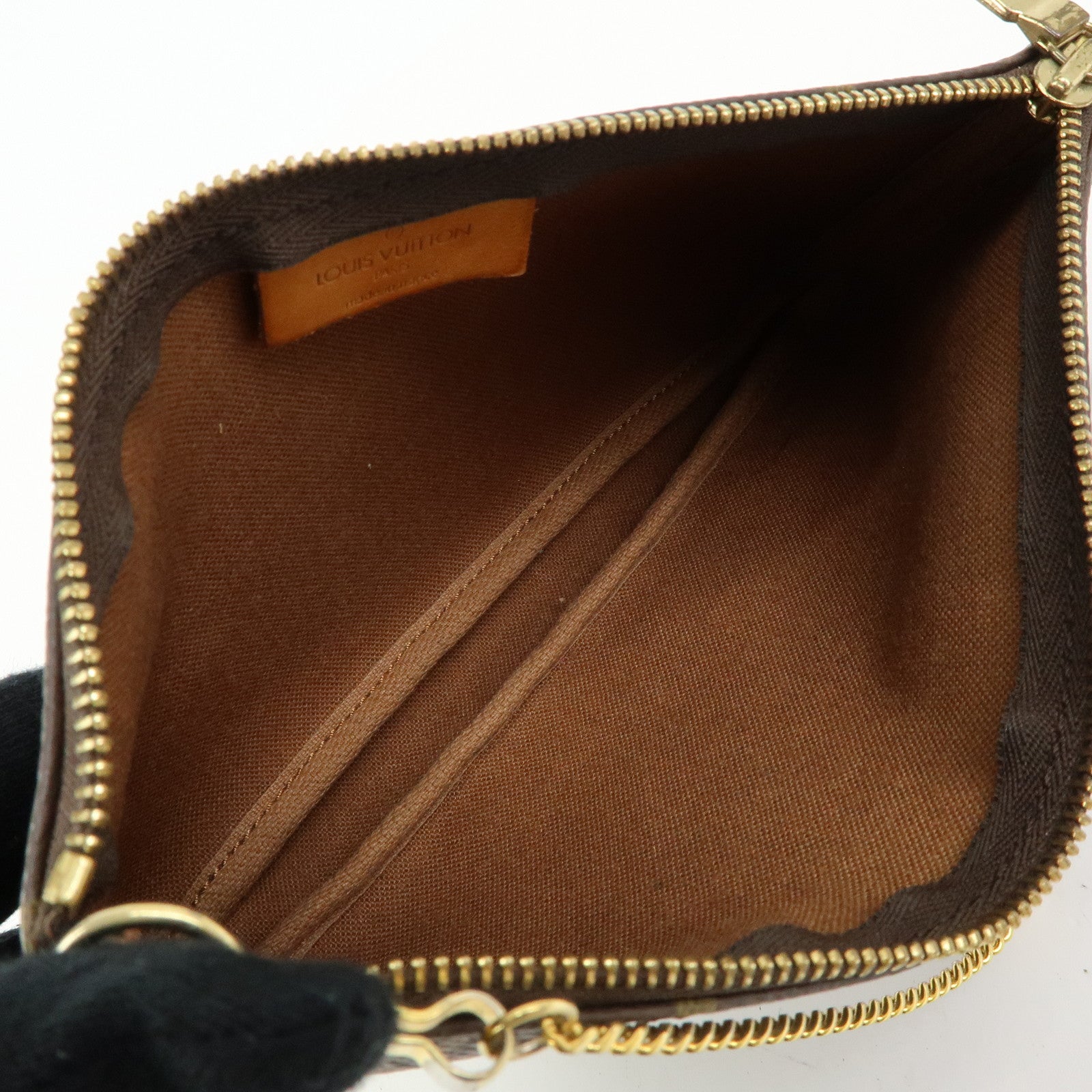 Louis Vuitton Monogram Canvas Mini Pouch For Sac Shopping GM Brown