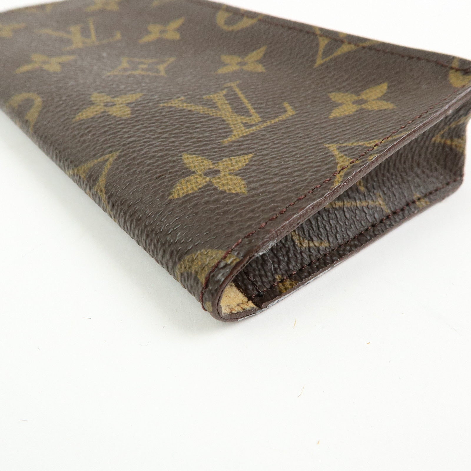 Louis Vuitton Monogram Set of 2 Glasses Case Brown M62962 M62970