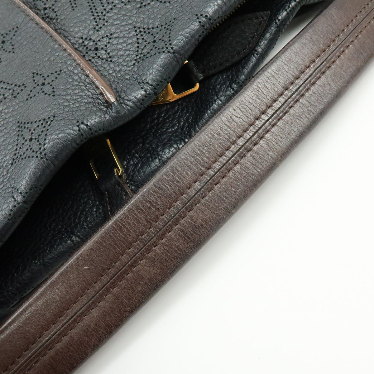 Louis Vuitton Monogram Mahina Selene MM 2Way Hand Bag Noir M93987