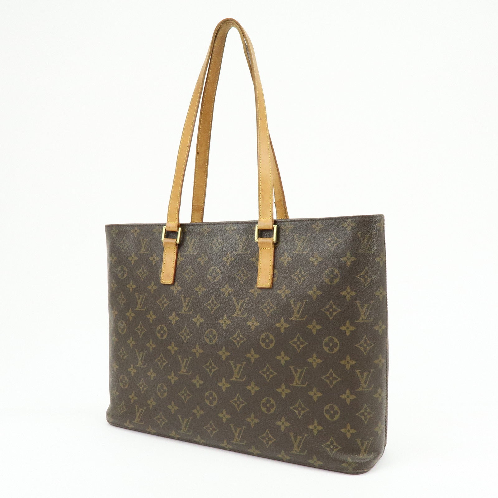 Louis Vuitton Monogram Luco Tote Bag Shoulder Bag Brown M51155