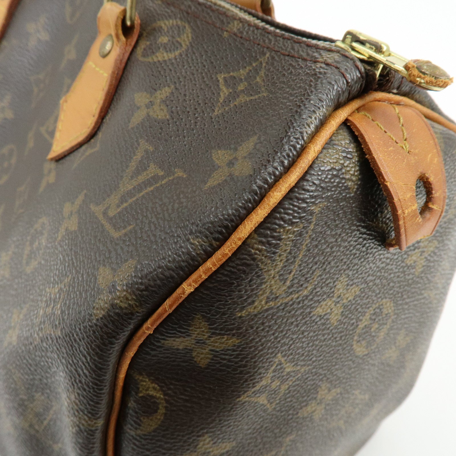 Louis Vuitton Monogram Speedy 30 Boston Bag Hand Bag Brown M41526